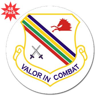 354FW - M01 - 01 - 354th Fighter Wing - 3" Lapel Sticker (48 pk) - Click Image to Close