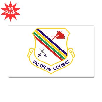 354FW - M01 - 01 - 354th Fighter Wing - Sticker (Rectangle 10 pk)