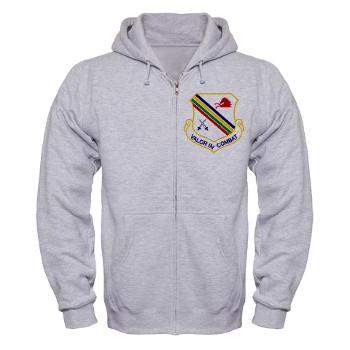 354FW - A01 - 03 - 354th Fighter Wing - Zip Hoodie - Click Image to Close