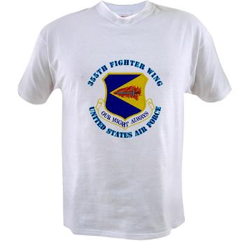355FW - A01 - 04 - 355th Fighter Wing with Text - Value T-shirt