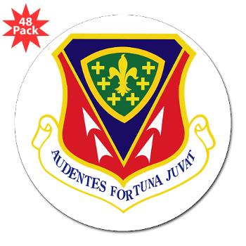 366FW - M01 - 01 - 366th Fighter Wing - 3" Lapel Sticker (48 pk) - Click Image to Close