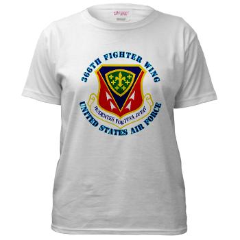 366FW - A01 - 04 - 366th Fighter Wing with Text - Women's T-Shirt