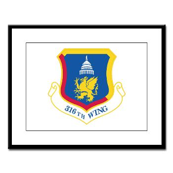 36W - M01 - 02 - 36th Wing - Large Framed Print
