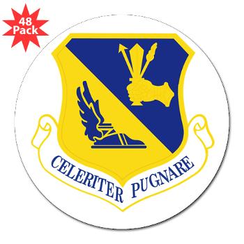 374AW - M01 - 01 - 374th Airlift Wing - 3" Lapel Sticker (48 pk) - Click Image to Close