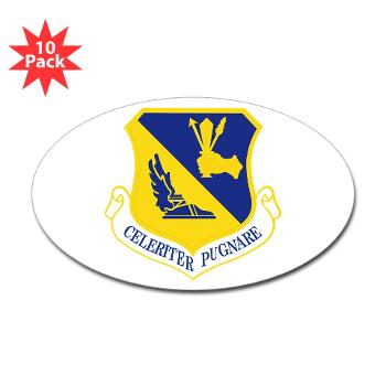 374AW - M01 - 01 - 374th Airlift Wing - Sticker (Oval 10 pk)
