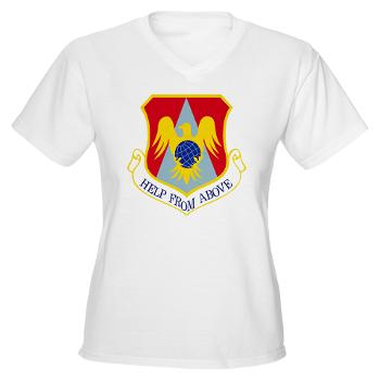 375AM - A01 - 04 - 375th Air Mobility - Women's V-Neck T-Shirt