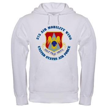 375AM - A01 - 03 - 375th Air Mobility with Text - Hooded Sweatshirt