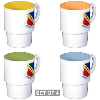 388FW - M01 - 03 - 388th Fighter Wing - Stackable Mug Set (4 mugs) - Click Image to Close
