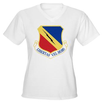 388FW - A01 - 04 - 388th Fighter Wing - Women's V-Neck T-Shirt