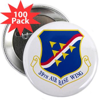 39ABW - M01 - 01 - 39th Air Base Wing - 2.25" Button (100 pack)