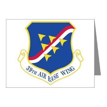 39ABW - M01 - 02 - 39th Air Base Wing - Note Cards (Pk of 20)