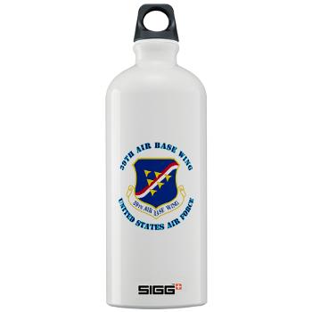 39ABW - M01 - 03 - 39th Air Base Wing with Text - Sigg Water Bottle 1.0L