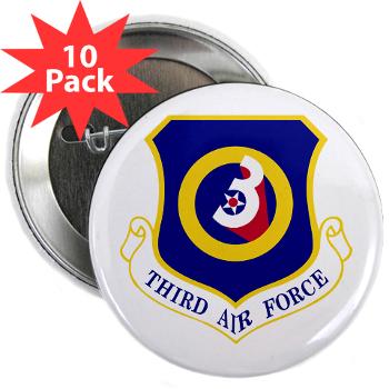 3AF - M01 - 01 - 3rd Air Force - 2.25" Button (10 pack)