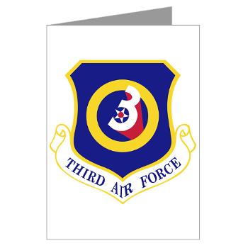 3AF - M01 - 02 - 3rd Air Force - Greeting Cards (Pk of 10)