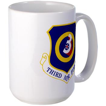 3AF - M01 - 03 - 3rd Air Force - Large Mug