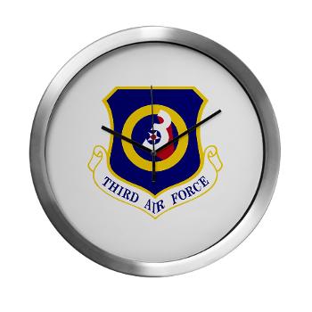 3AF - M01 - 03 - 3rd Air Force - Modern Wall Clock - Click Image to Close
