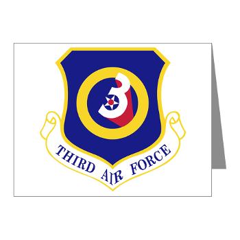 3AF - M01 - 02 - 3rd Air Force - Note Cards (Pk of 20)