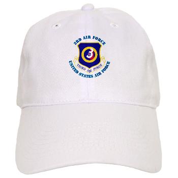 3AF - A01 - 01 - 3rd Air Force with Text - Cap