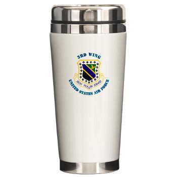 3W - M01 - 03 - 3rd Wing with Text - Ceramic Travel Mug