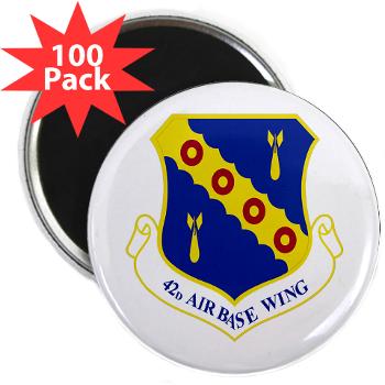 42ABW - M01 - 01 - 42nd Air Base Wing - 2.25" Magnet (100 pack)
