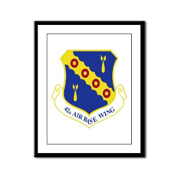 42ABW - M01 - 02 - 42nd Air Base Wing - Framed Panel Print - Click Image to Close
