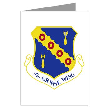 42ABW - M01 - 02 - 42nd Air Base Wing - Greeting Cards (Pk of 10)
