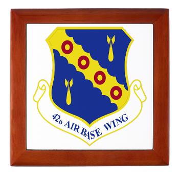 42ABW - M01 - 03 - 42nd Air Base Wing - Keepsake Box