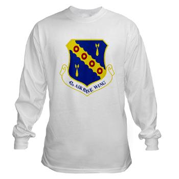 42ABW - A01 - 03 - 42nd Air Base Wing - Long Sleeve T-Shirt - Click Image to Close