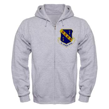 42ABW - A01 - 03 - 42nd Air Base Wing - Zip Hoodie - Click Image to Close