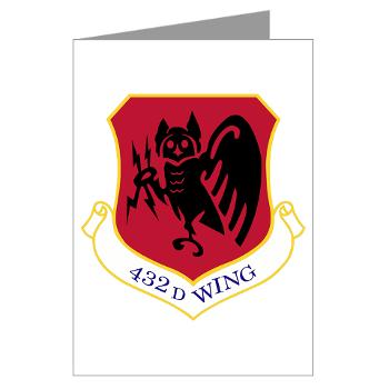432W - M01 - 02 - 432nd Wing - Greeting Cards (Pk of 10)