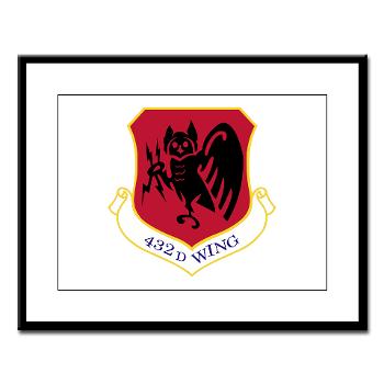 432W - M01 - 02 - 432nd Wing - Large Framed Print