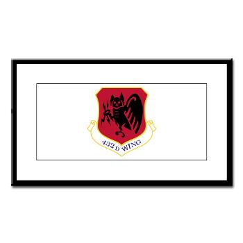 432W - M01 - 02 - 432nd Wing - Small Framed Print