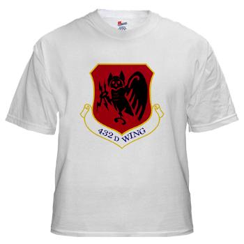 432W - A01 - 04 - 432nd Wing - White t-Shirt