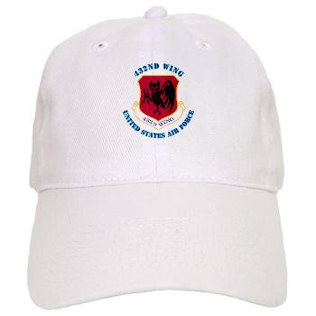 432W - A01 - 01 - 432nd Wing with Text - Cap
