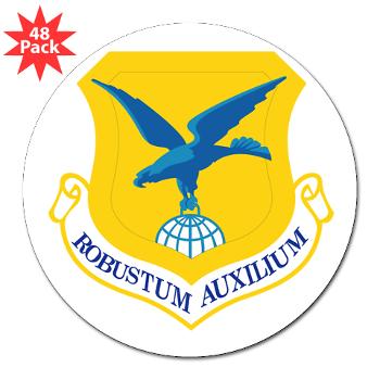 436AW - M01 - 01 - 436th Airlift Wing - 3" Lapel Sticker (48 pk)