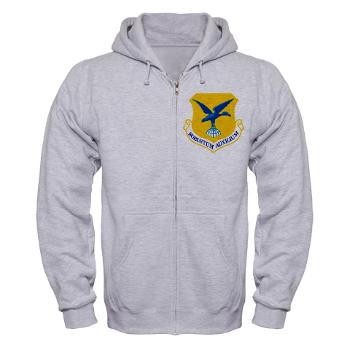 436AW - A01 - 03 - 436th Airlift Wing - Zip Hoodie - Click Image to Close