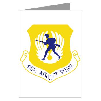 437AW - M01 - 02 - 437th Airlift Wing - Greeting Cards (Pk of 10) - Click Image to Close