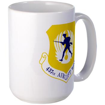 437AW - M01 - 03 - 437th Airlift Wing - Large Mug - Click Image to Close