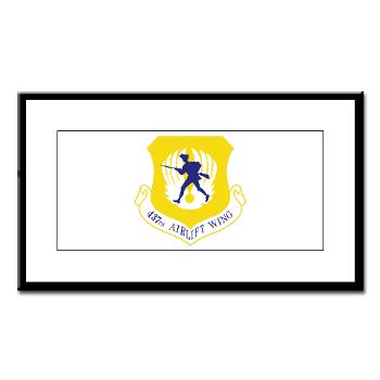 437AW - M01 - 02 - 437th Airlift Wing - Small Framed Print - Click Image to Close