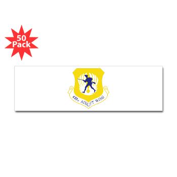 437AW - M01 - 01 - 437th Airlift Wing - Sticker (Bumper 50 pk)