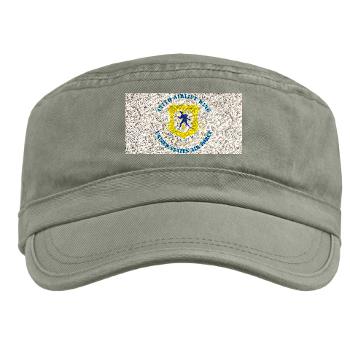 437AW - A01 - 01 - 437th Airlift Wing with Text - Military Cap - Click Image to Close