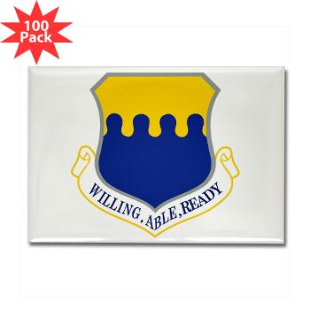 43AW - M01 - 01 - 43rd Airlift Wing - Rectangle Magnet (100 pack)
