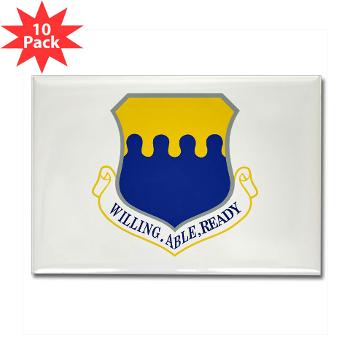 43AW - M01 - 01 - 43rd Airlift Wing - Rectangle Magnet (10 pack)