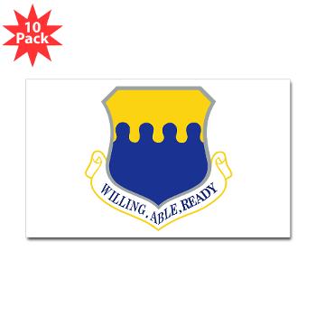 43AW - M01 - 01 - 43rd Airlift Wing - Sticker (Rectangle 10 pk)