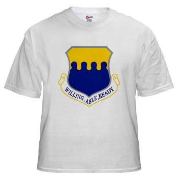43AW - A01 - 04 - 43rd Airlift Wing - White t-Shirt