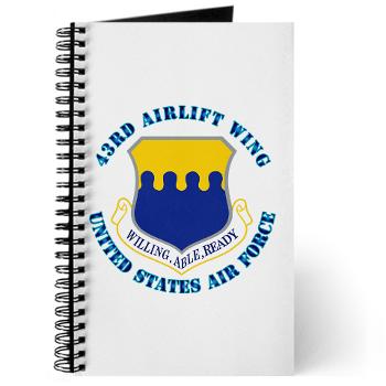 43AW - M01 - 02 - 43rd Airlift Wing with Text - Journal