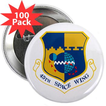 45SW - M01 - 01 - 45th Space Wing - 2.25" Button (100 pack)