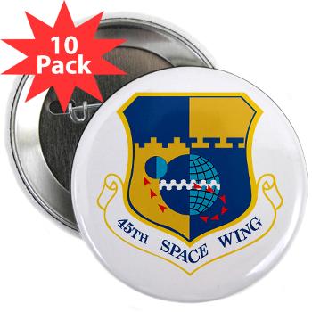 45SW - M01 - 01 - 45th Space Wing - 2.25" Button (10 pack)