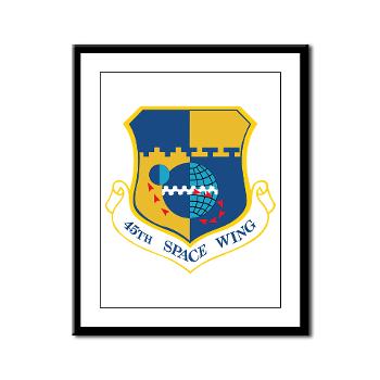 45SW - M01 - 02 - 45th Space Wing - Framed Panel Print