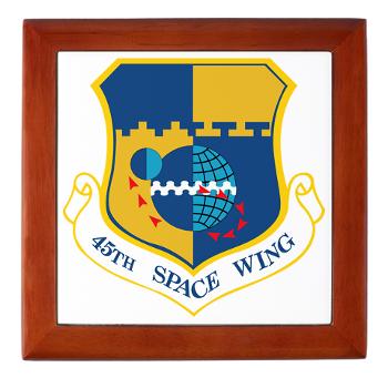 45SW - M01 - 03 - 45th Space Wing - Keepsake Box - Click Image to Close